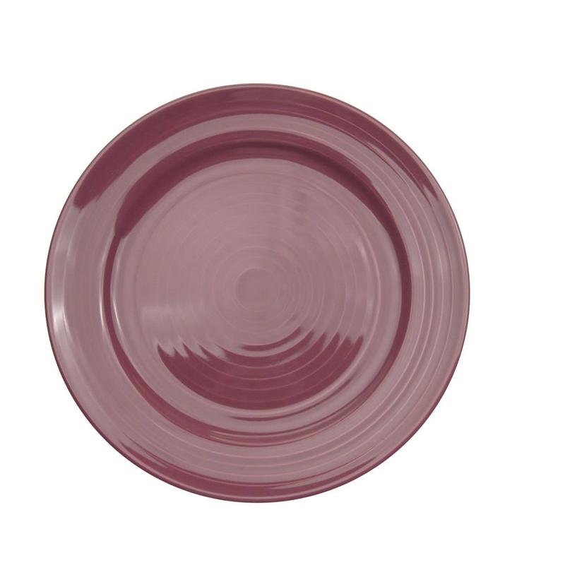 CAC Chinaware Color Tango Plate Plum 9"