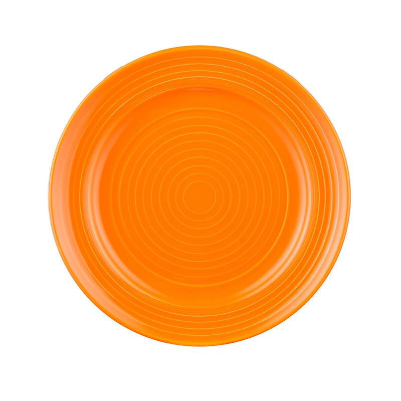CAC Chinaware Color Tango Plate Tangerine 9 7/8"