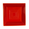 CAC Chinaware Color Tango Square Bowl Red 15oz 6"