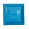 CAC Chinaware Color Tango Square Bowl Peacock 42oz 8"