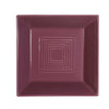 CAC Chinaware Color Tango Square Bowl Plum 42oz 8"