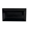 CAC Chinaware Color Tango Rect. Platter Black 11 5/8"