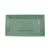 CAC Chinaware Color Tango Rect. Platter Green 11 5/8
