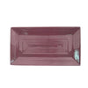 CAC Chinaware Color Tango Rect. Platter Plum 11 5/8"