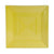 CAC Chinaware Color Tango Square Plate Sunflower 10