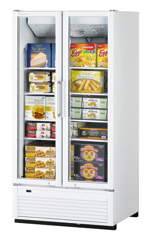 Turbo Air Super Deluxe glass door freezer TGF-35SDH-N,Two-section
