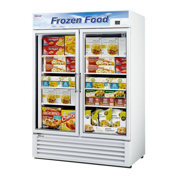 Turbo Air Super Deluxe glass door freezer TGF-49F(B)-N,Two-section