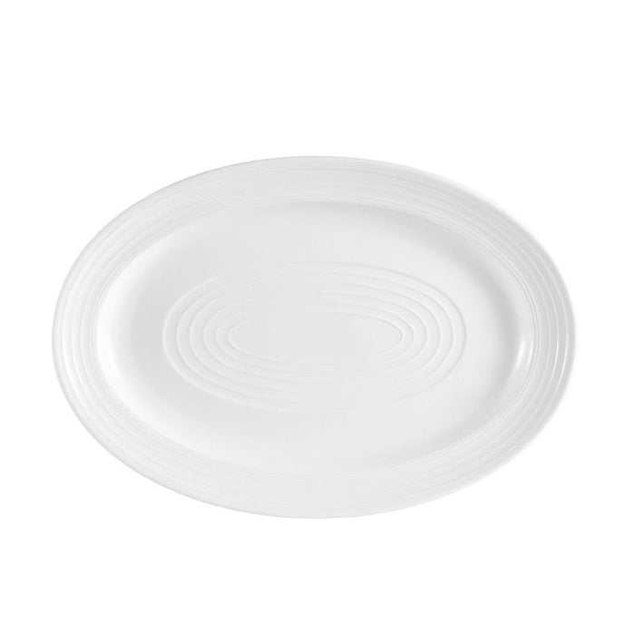 CAC Chinaware Tango Oval Platter 15 3/4"