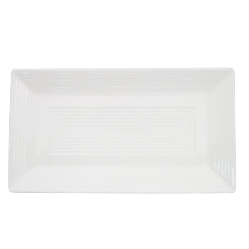 CAC Chinaware Tango Rect. Platter 13"
