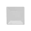 Thunder Group Melamine Western 8 1/4" X 8 1/4" SQUARE PLATE, 7/8" DEEP, PASSION WHITE, Pack of 12