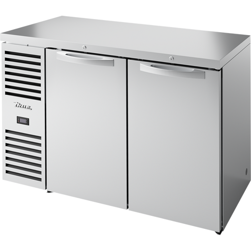 True TBR52-RISZ1-L-S-SS-1 Reach-In Single Zone Refrigerator with Left Side Refrigeration System. Stainless Exterior and Solid Swing Doors