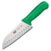 Winco Color Series Stäl 7" Santoku Knives With High Carbon Polypropylene Handle