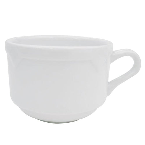 CAC Chinaware Times SquareStacking Cup 8oz 3 1/2"