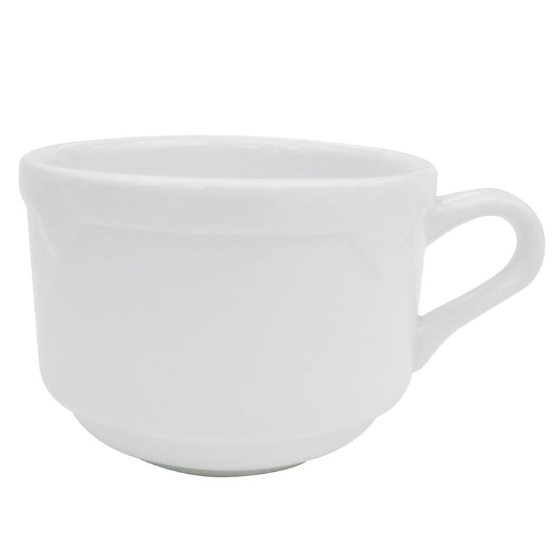 CAC Chinaware Times SquareStacking Cup 8oz 3 1/2"
