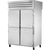 True STA2RPT-4HS-2S-HC Pass-Thru Solid Half Front/Solid Rear Swing Doors Refrigerator