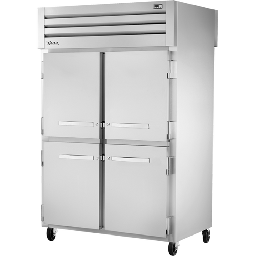 True STA2RPT-4HS-2S-HC Pass-Thru Solid Half Front/Solid Rear Swing Doors Refrigerator