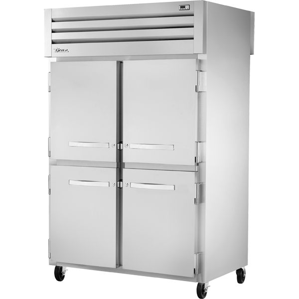 True STA2RPT-4HS-2S-HC Pass-Thru Solid Half Front/Solid Rear Swing Doors Refrigerator