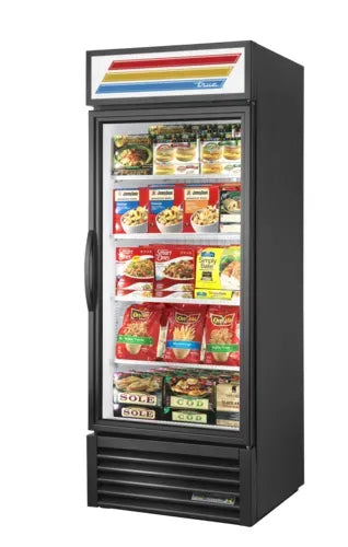 True GDM-26F-FLX-HC~TSL01 30" Convertible Glass Door Merchandiser – Dual Temp Refrigerator/Freezer