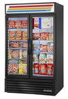 True GDM-43F-FLX-HC~TSL01 47" Dual-Temperature Glass Door Merchandiser – Convertible Refrigerator/Freezer
