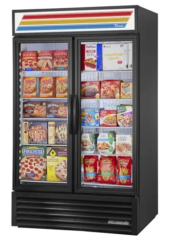 True GDM-43F-FLX-HC~TSL01 47" Dual-Temperature Glass Door Merchandiser – Convertible Refrigerator/Freezer