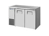 True TBB24-48-2S-Z1-SFT-S-1 48" Stainless Steel Back Bar Cooler – 2 Solid Doors, LED Lighting, R290 Refrigerant