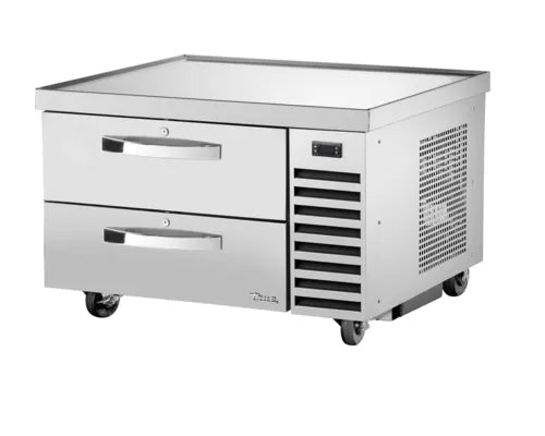 True TRCB‑36‑HC ~ SPEC3 36‑Inch Stainless Steel Refrigerated Chef Base – 2‑Drawer, R290, Heavy‑Duty Marine Top