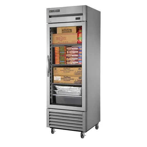 True TS-23FG-FLX-HC~FGD01 27″ One‑Door Glass Flex‑Temp Reach‑In Refrigerator/Freezer – R290 Convertible with Triple‑Pane Glass & 23 cu ft Capacity