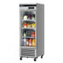 Turbo Air TSR-23GSD-N6 Super Deluxe Bottom Mount Reach-in Refrigerator With Glass Door 20 cu.ft.