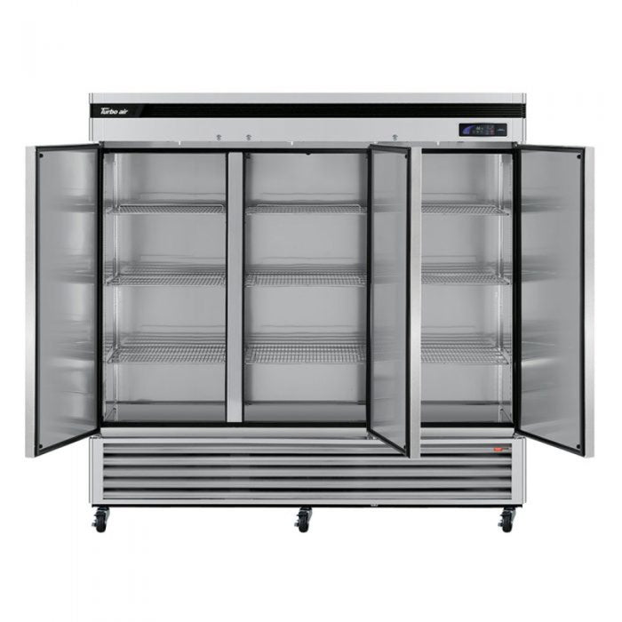 Turbo Air TSR-72SD-N Super Deluxe Bottom Mount Reach-in Refrigerator With Solid Door 64.1 cu.ft.