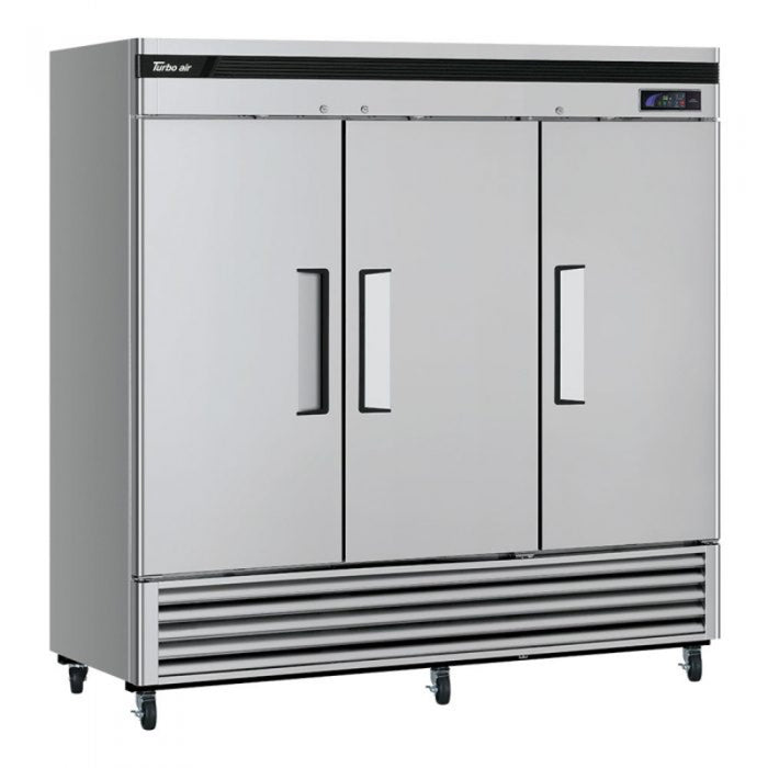 Turbo Air TSR-72SD-N Super Deluxe Bottom Mount Reach-in Refrigerator With Solid Door 64.1 cu.ft.