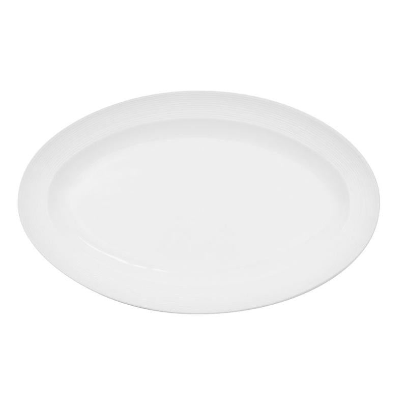 CAC Chinaware Transitions Oval Platter 9 1/2"