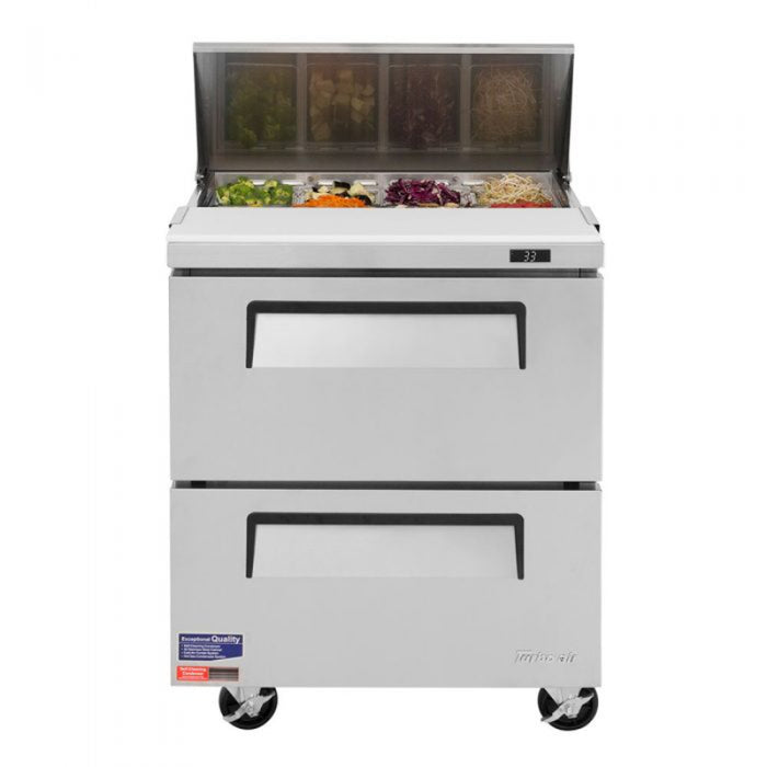 Turbo Air TST-28SD-D2-N Super Deluxe Sandwich/Salad Unit with One Section 7 cu. ft.