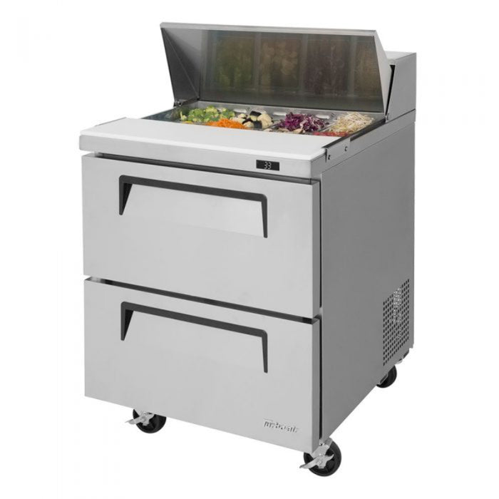 Turbo Air TST-28SD-D2-N Super Deluxe Sandwich/Salad Unit with One Section 7 cu. ft.