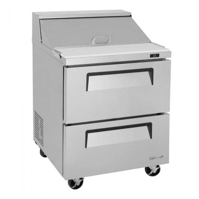 Turbo Air TST-28SD-D2-N Super Deluxe Sandwich/Salad Unit with One Section 7 cu. ft.