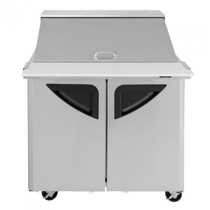 Turbo Air TST-36SD-15-N6 Super Deluxe sandwich/salad unit with Two Sections 11 cu. ft