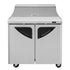 Turbo Air TST-36SD-N6 Super Deluxe Sandwich/Salad Unit with Two Sections 9.5 cu. ft.