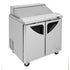 Turbo Air TST-36SD-N6 Super Deluxe Sandwich/Salad Unit with Two Sections 9.5 cu. ft.