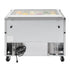 Turbo Air TST-48SD-18-N-GL Rear Mount Super Deluxe Sandwich/Salad Mega Top Unit-Glass Lid with Two Sections 15 cu. ft