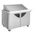 Turbo Air TST-48SD-18-N Super Deluxe mega top unit with Two Sections 15 cu. ft