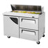 Turbo Air TST-48SD-D2-N Super Deluxe Sandwich/Salad Unit with Two Sections 12 cu. ft.