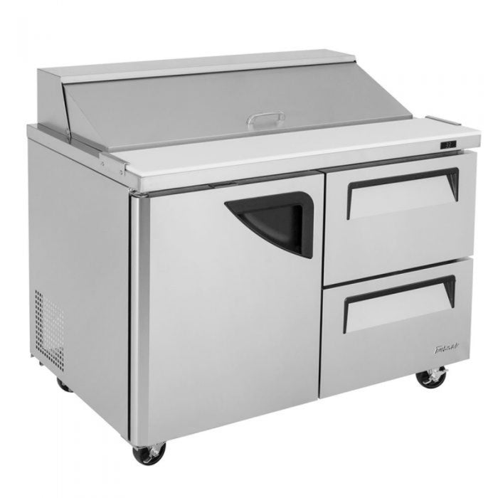 Turbo Air TST-48SD-D2-N Super Deluxe Sandwich/Salad Unit with Two Sections 12 cu. ft.