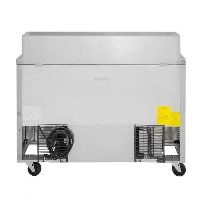 Turbo Air TST-48SD-D4-N Rear Mounted Super Deluxe Sandwich/Salad Unit with Two Sections 12 cu. ft.