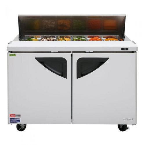 Turbo Air TST-48SD-N Super Deluxe Sandwich/Salad Unit with Two Sections 12 cu. ft.