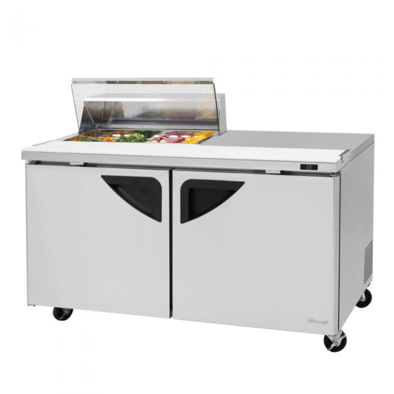 Turbo Air TST-60SD-08S-N-CL Super Deluxe Series, Sandwich/Salad Prep + Work Station 19 cu. ft.
