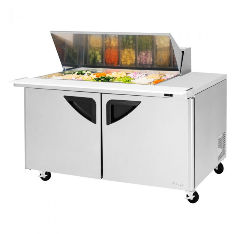 Turbo Air TST-60SD-18M-N Super Deluxe Series Mega Top Prep Tables + Undercounters 19.0 cu. ft