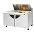 Turbo Air TST-60SD-18M-N Super Deluxe Series Mega Top Prep Tables + Undercounters 19.0 cu. ft