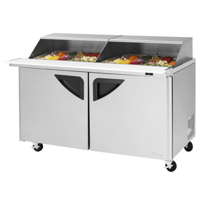 Turbo Air TST-60SD-24-N-SL Super Deluxe Mega Top Unit–Slide Back Lid with Two Sections 19 cu. ft