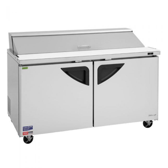 Turbo Air TST-60SD-N Super Deluxe Sandwich/Salad Unit with Two Sections 16 cu. ft.