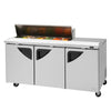 Turbo Air TST-72SD-12S-N Super Deluxe Sandwich/Salad Unit with Three Sections 23.0 cu. ft