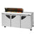 Turbo Air TST-72SD-12S-N Super Deluxe Sandwich/Salad Unit with Three Sections 23.0 cu. ft